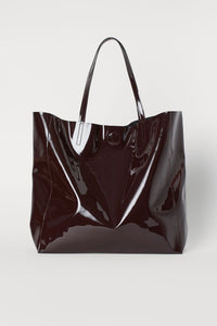 Pleather Shopper Bag