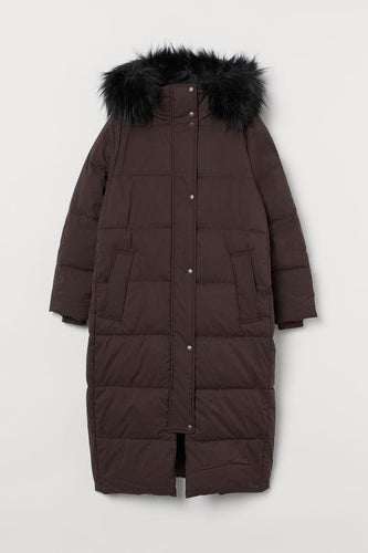 Fur Trim Puffer Coat