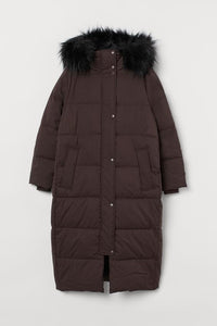 Fur Trim Puffer Coat