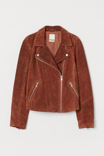 Suede Biker Jacket