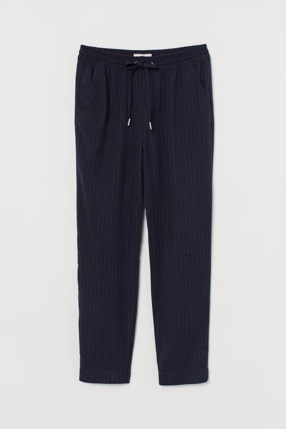 Striped Drawstring Pants